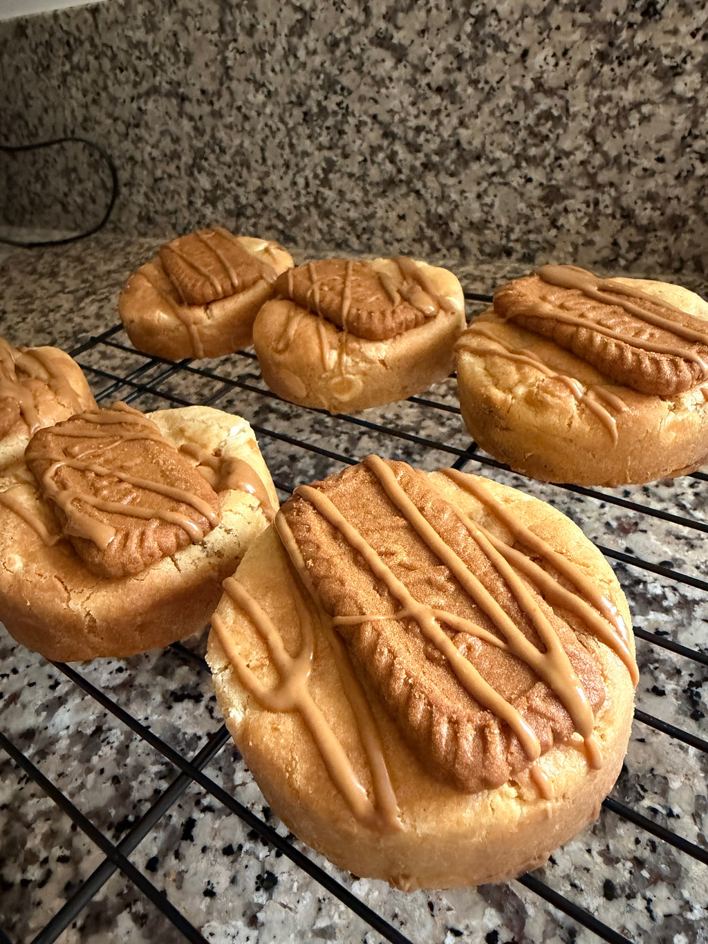 Stuffed Biscoff cookie