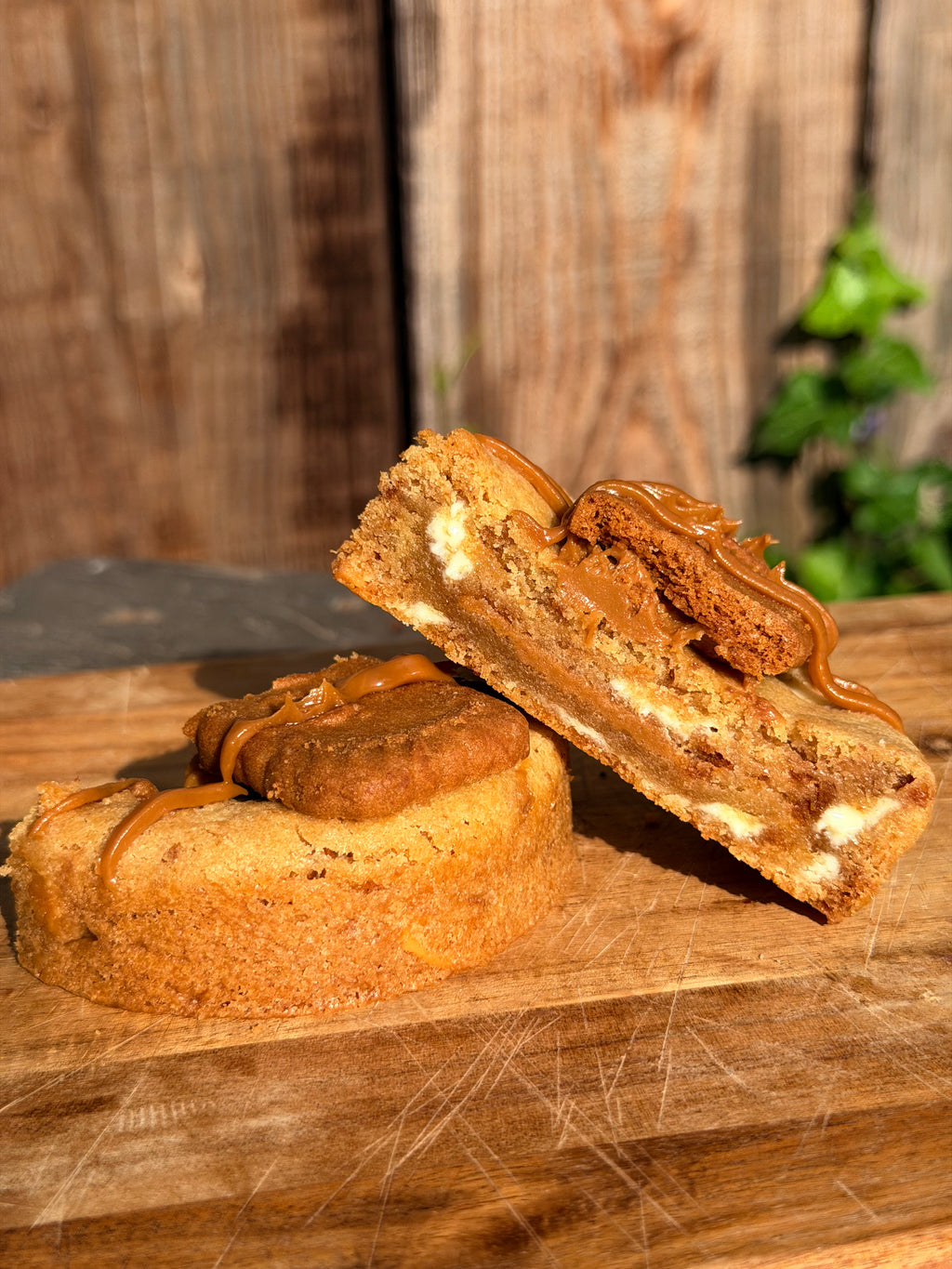 Stuffed Biscoff cookie